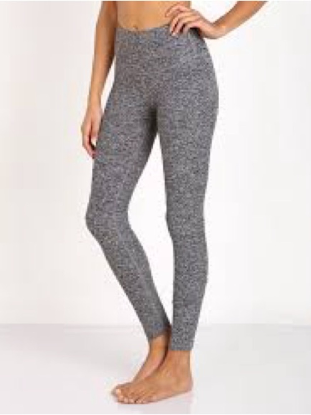 Beyond Yoga Spacedye High Waist MIDI Legging Black White Small